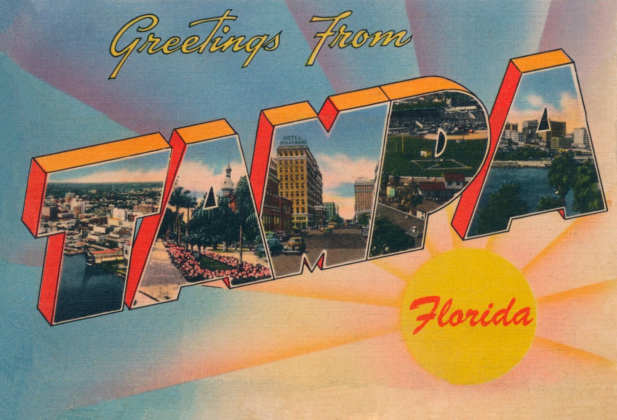 Üdvözlet Tampából, Floridából, az 1940-es évekből alkotó: Unbekannt