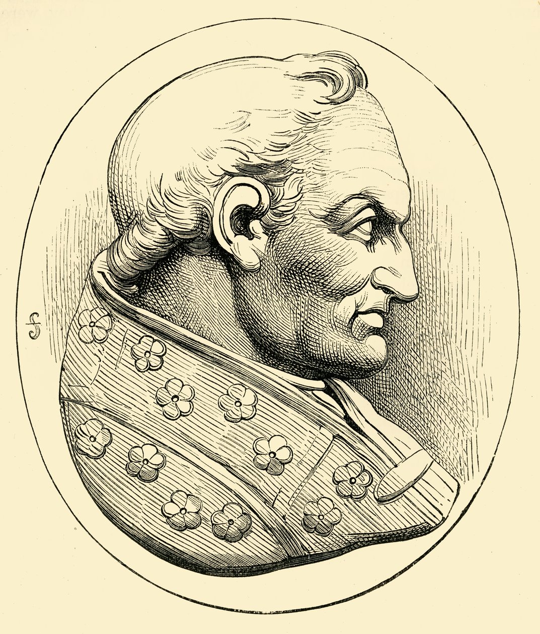 Nagy Gergely, c540-604, 1890. alkotó: Unbekannt