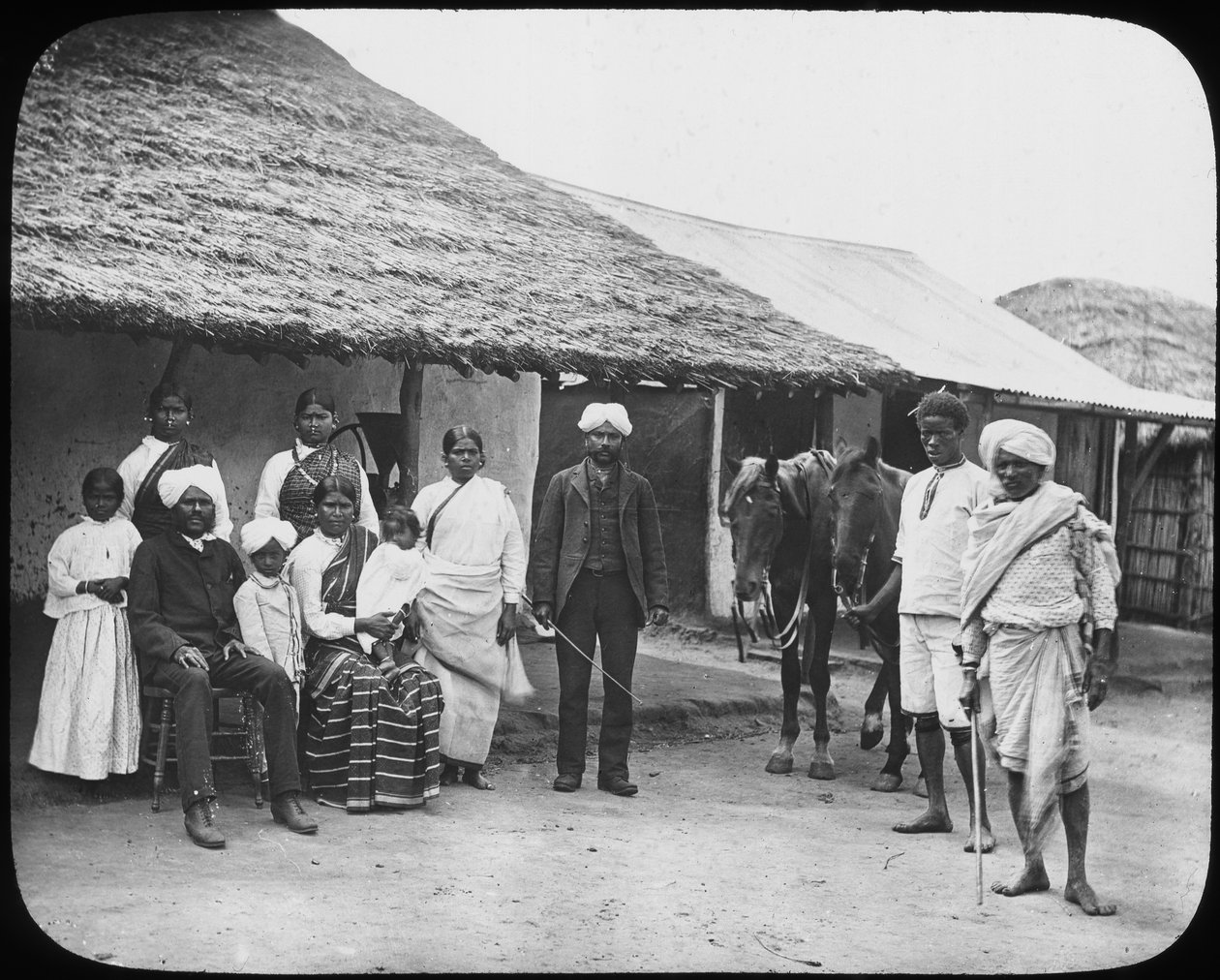 Indiai kulik csoportja, Dél-Afrika, c1890 alkotó: Unbekannt