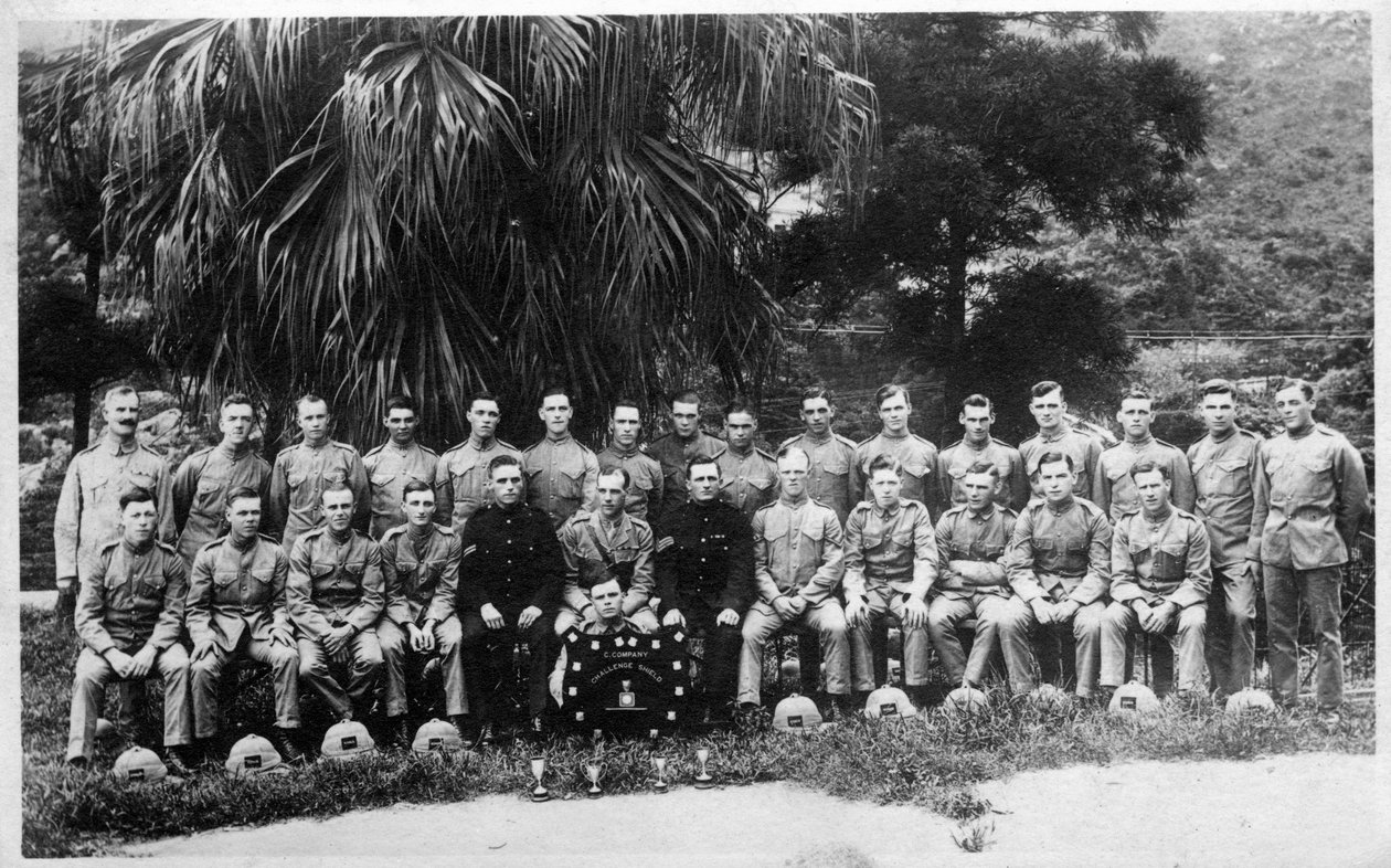 Csoportportré a C társaságról, 2. zászlóalj, a királyok ezred, Irak, 1926 alkotó: Unbekannt