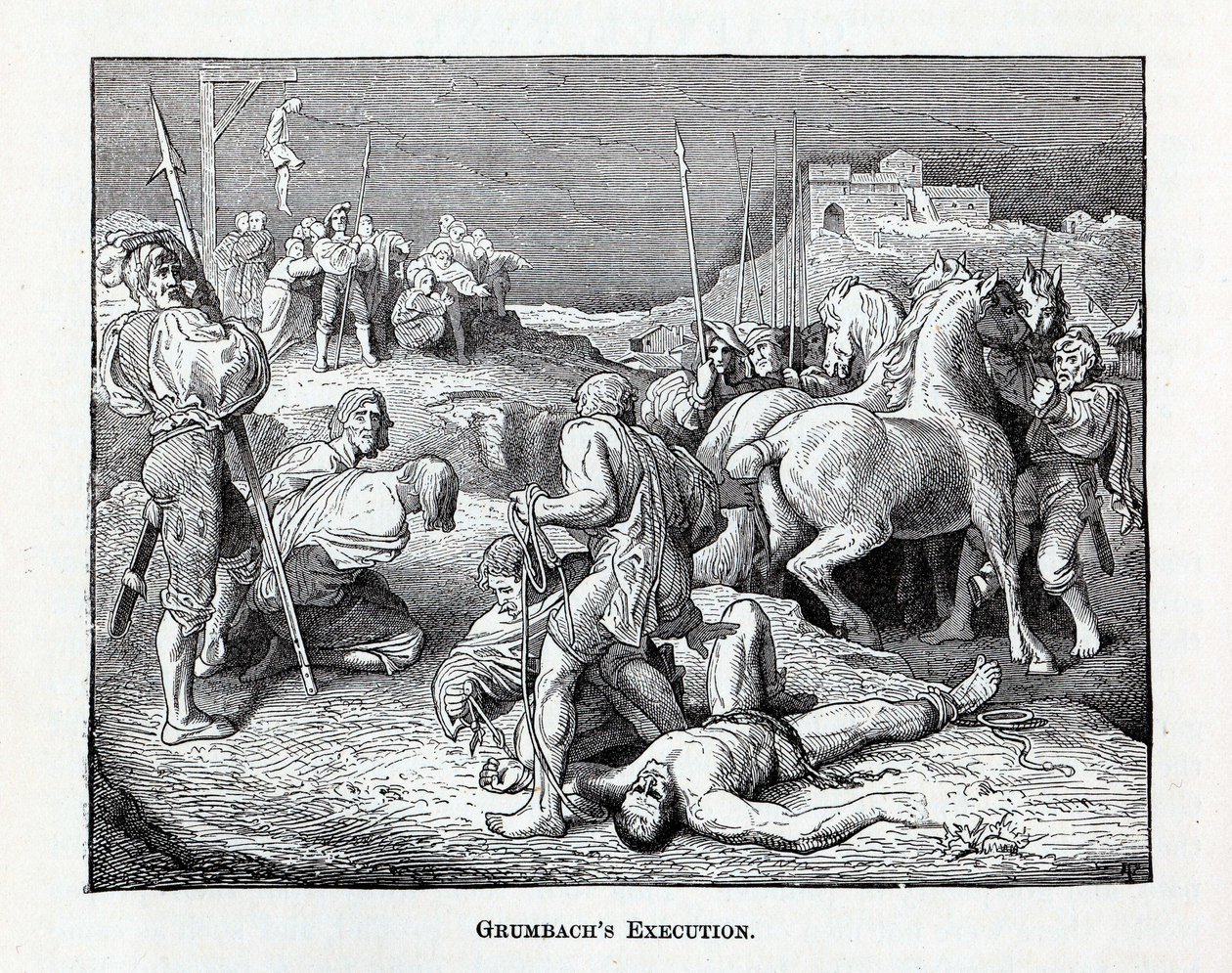 Grumbach-kivégzés, 1882 alkotó: Unbekannt