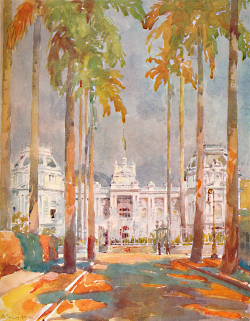 Guanabara palota. - Hermes da Fonseca marsall elnök rezidenciája, 1914 alkotó: Unbekannt