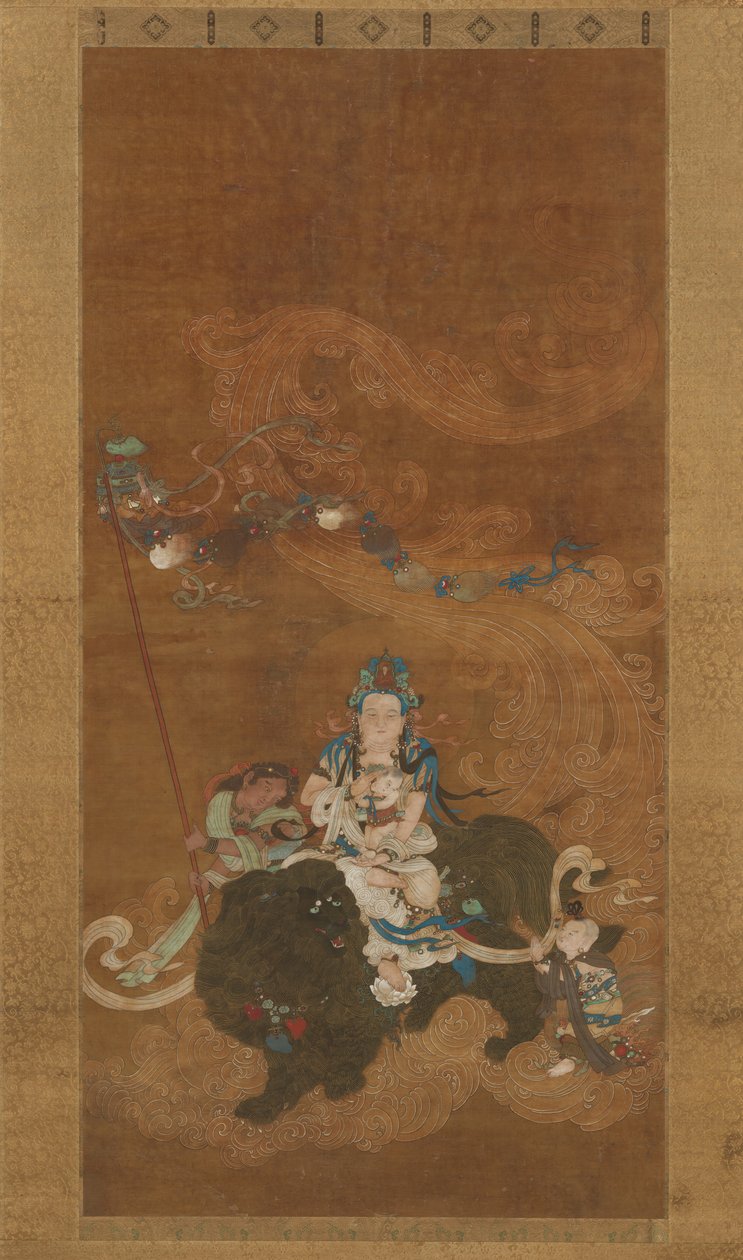 Guanyin, a fiak hozója, 16. század vége. alkotó: Unbekannt