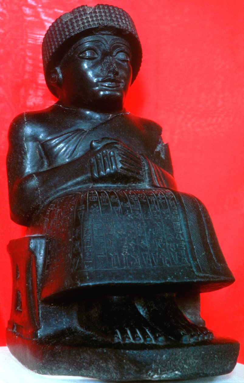 Gudea, a dél-babiloni Lagash városállam uralkodója, neosumer, ie 22. század alkotó: Unbekannt