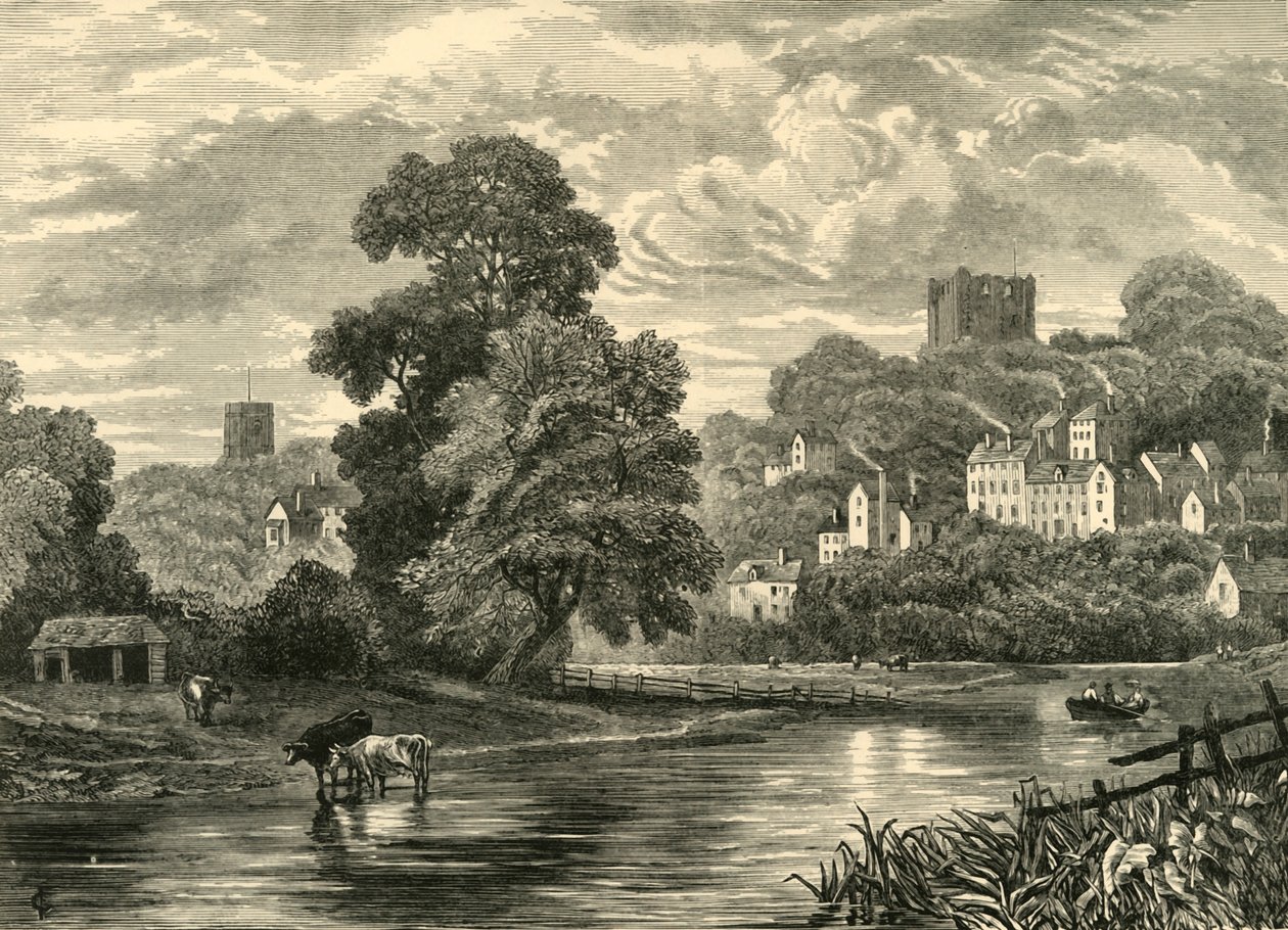 Guildford. A folyóból, 1898. alkotó: Unbekannt