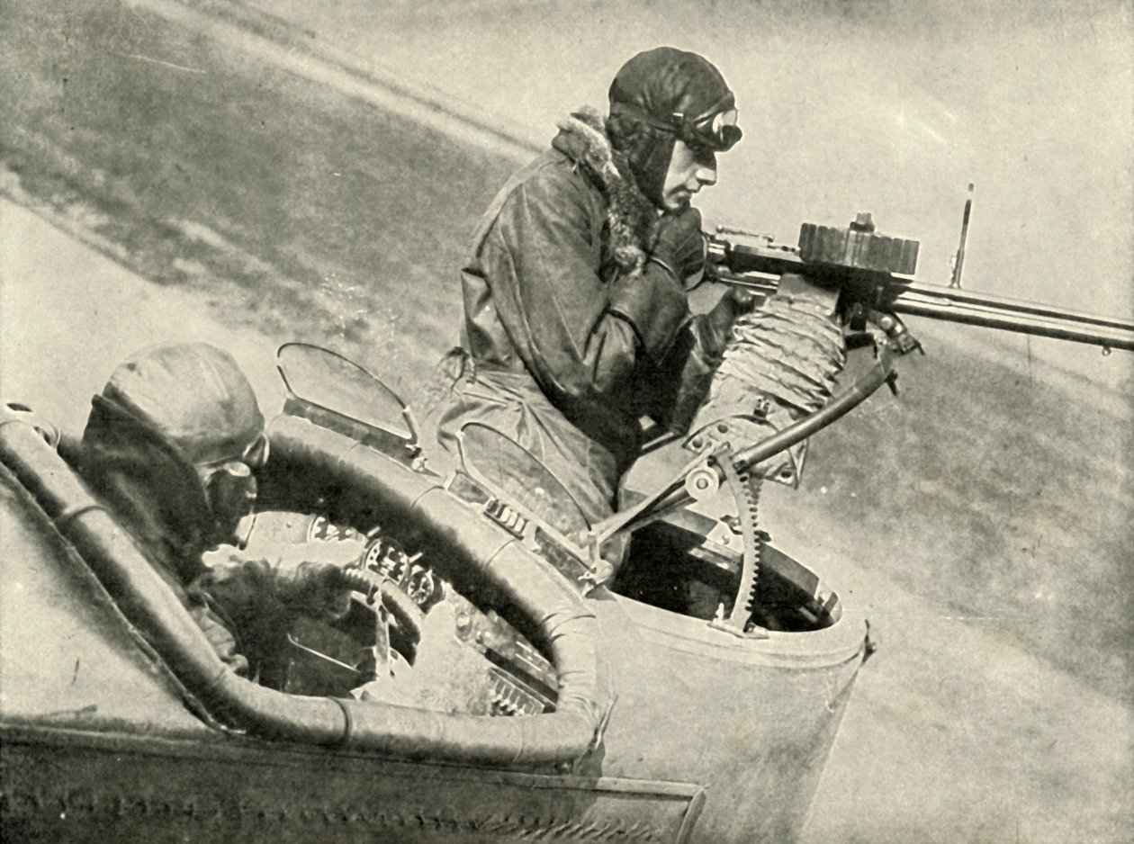 Fegyver és a pilóta által használt hangszerek, 1919. alkotó: Unbekannt