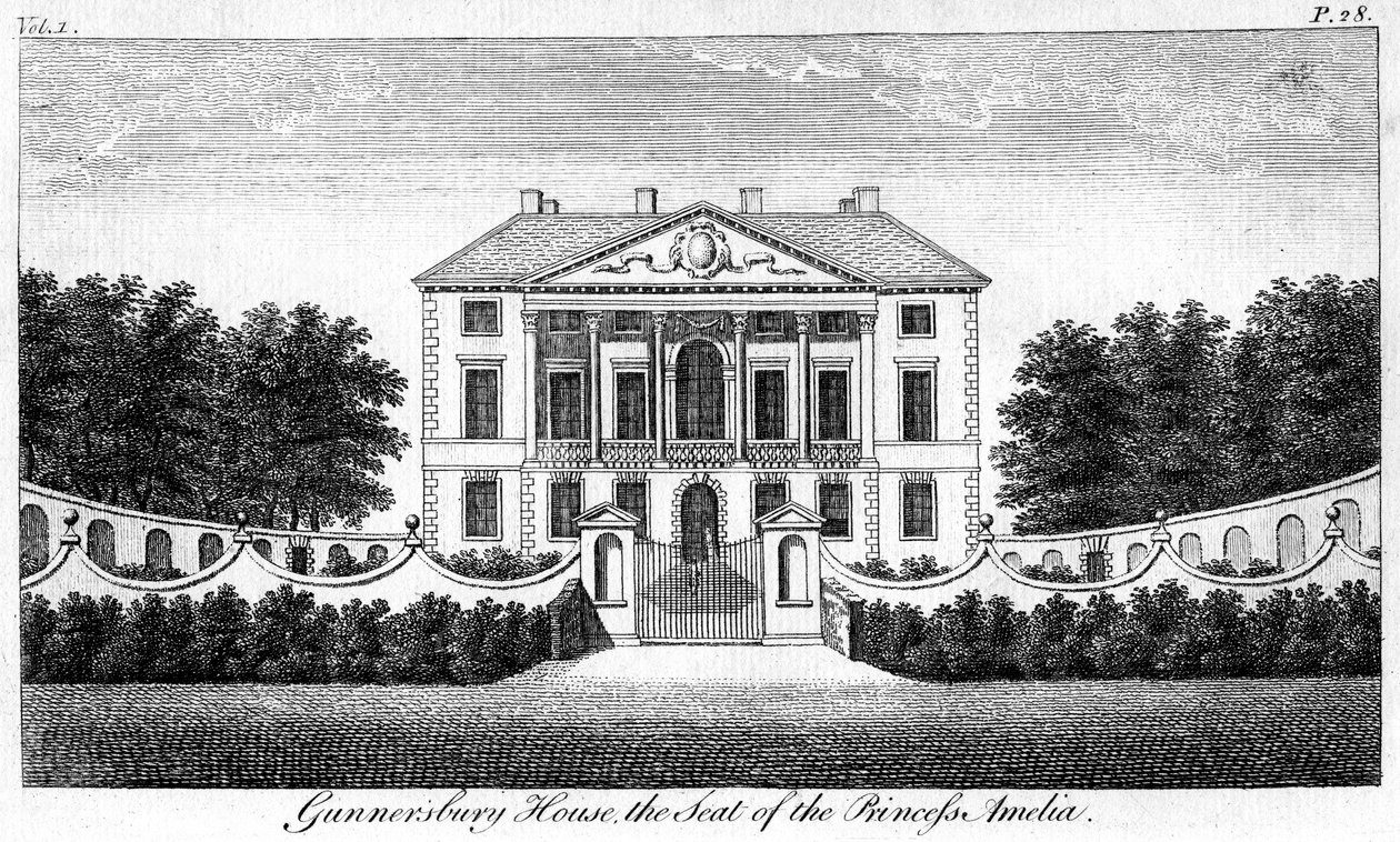 Gunnersbury House, Amelia hercegnő székhelye alkotó: Unbekannt