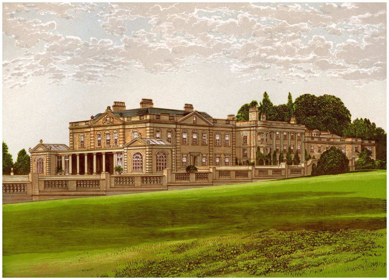Gunton Park, Norfolk, Lord Suffield otthona, 1880 alkotó: Unbekannt