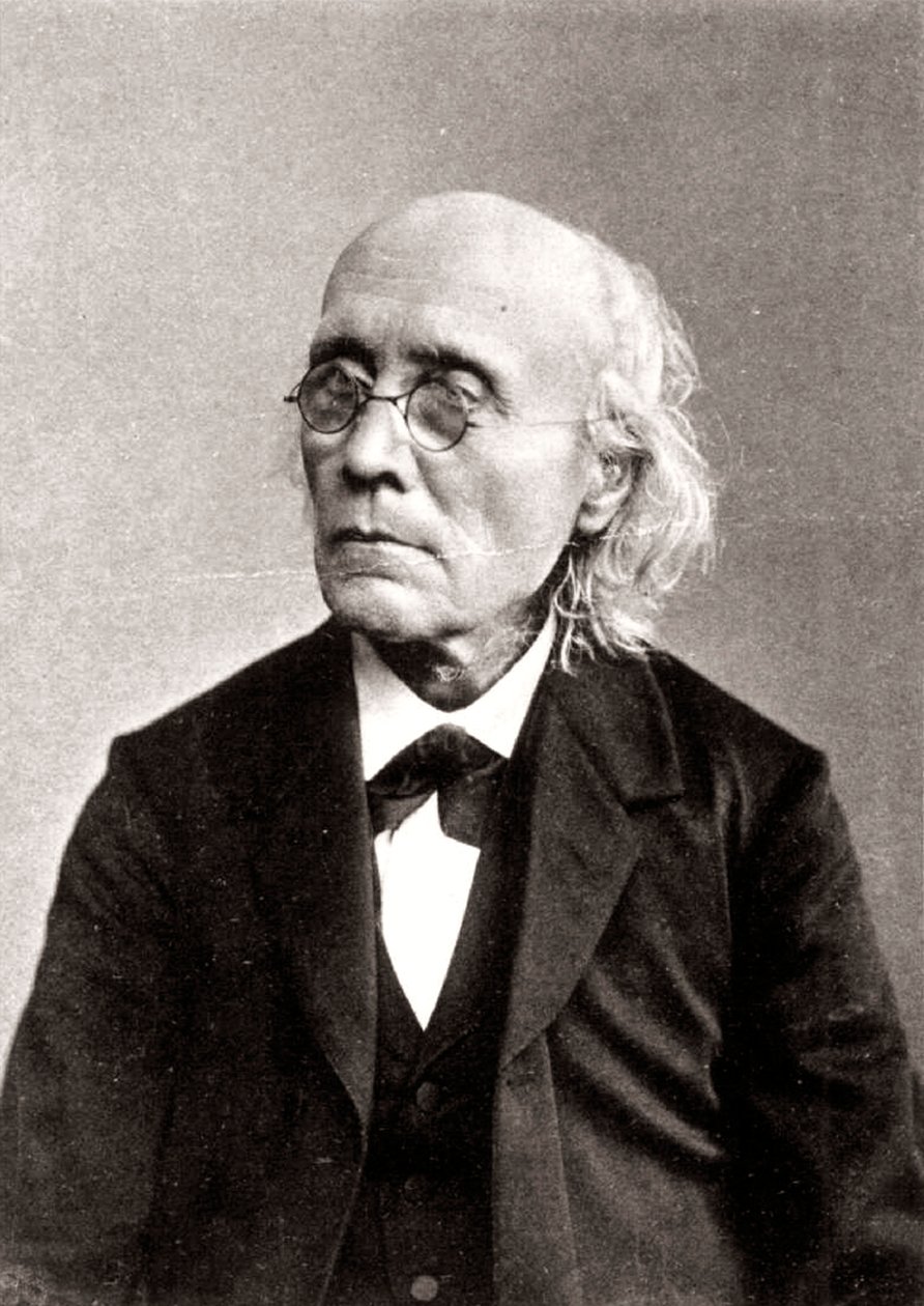 Gustav Theodor Fechner német kísérleti pszichológus, c1883-c1884 alkotó: Unbekannt