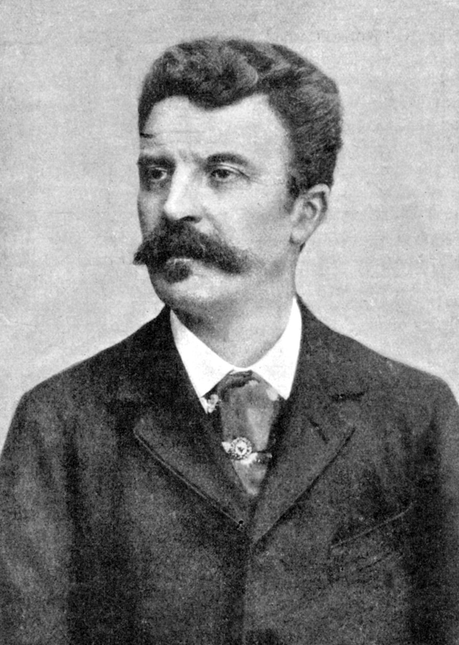Guy de Maupassant 1850-1893, francia író, XX. század eleje alkotó: Unbekannt