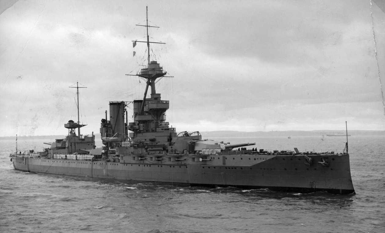 HMS Iron Duke, brit csatahajó, c1936-c1937 alkotó: Unbekannt