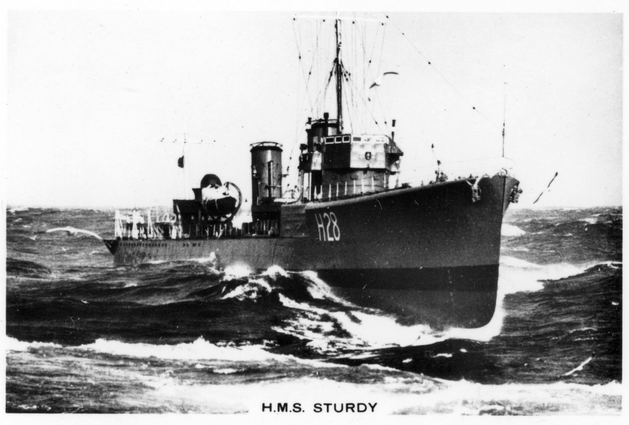HMS Sturdy, S osztályú romboló, 1937 alkotó: Unbekannt