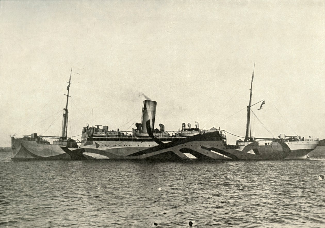 H.M. A Coronado álcázott segédcirkáló, 1919. alkotó: Unbekannt