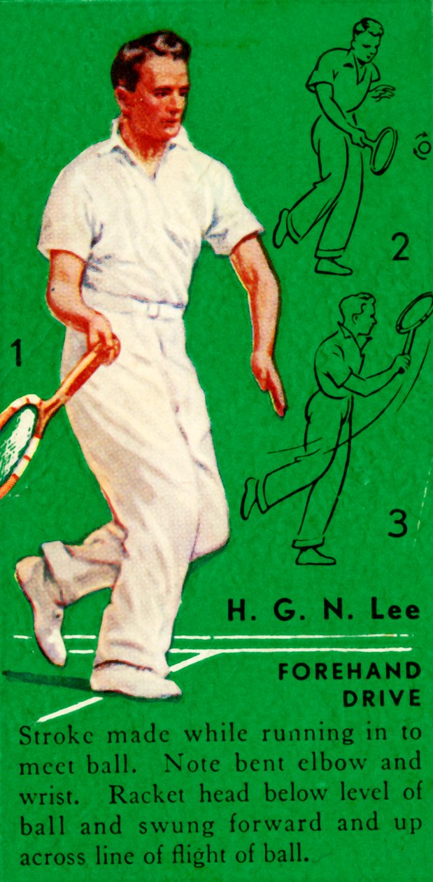 H. G. N. Lee – Forehand Drive, 1935. alkotó: Unbekannt