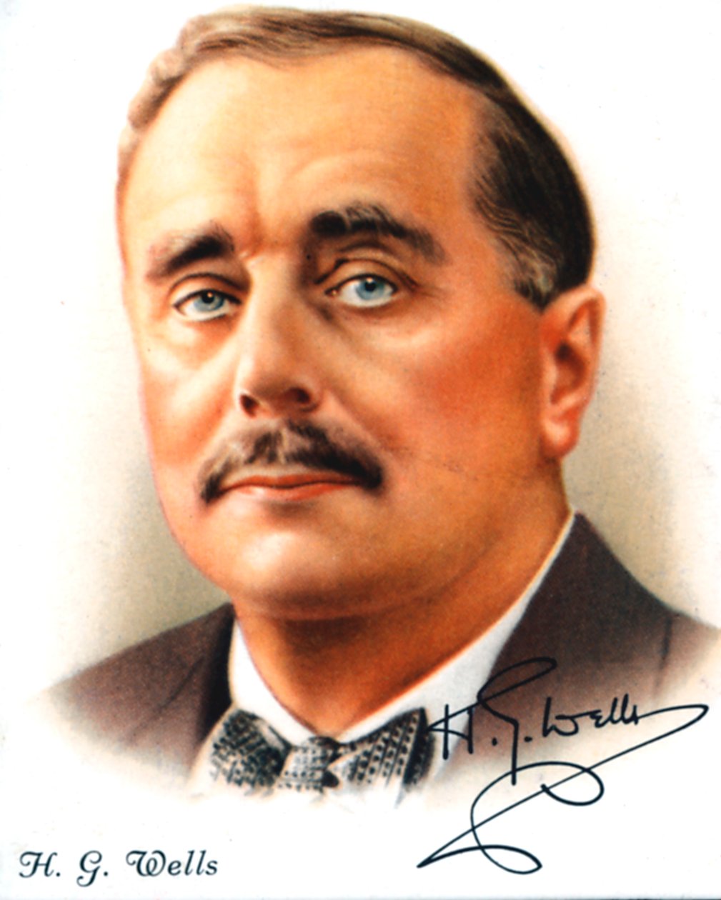 H. G. Wells angol író és népszerű történész, 1927 alkotó: Unbekannt