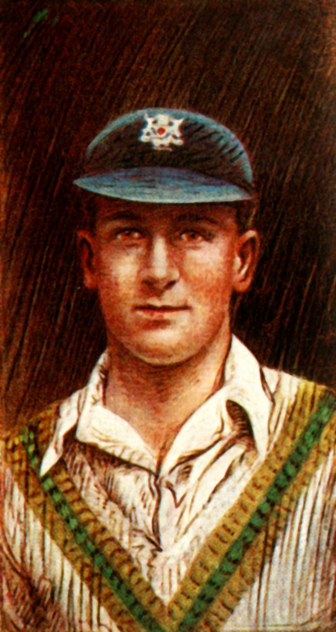 H. Larwood Notts, 1928. alkotó: Unbekannt