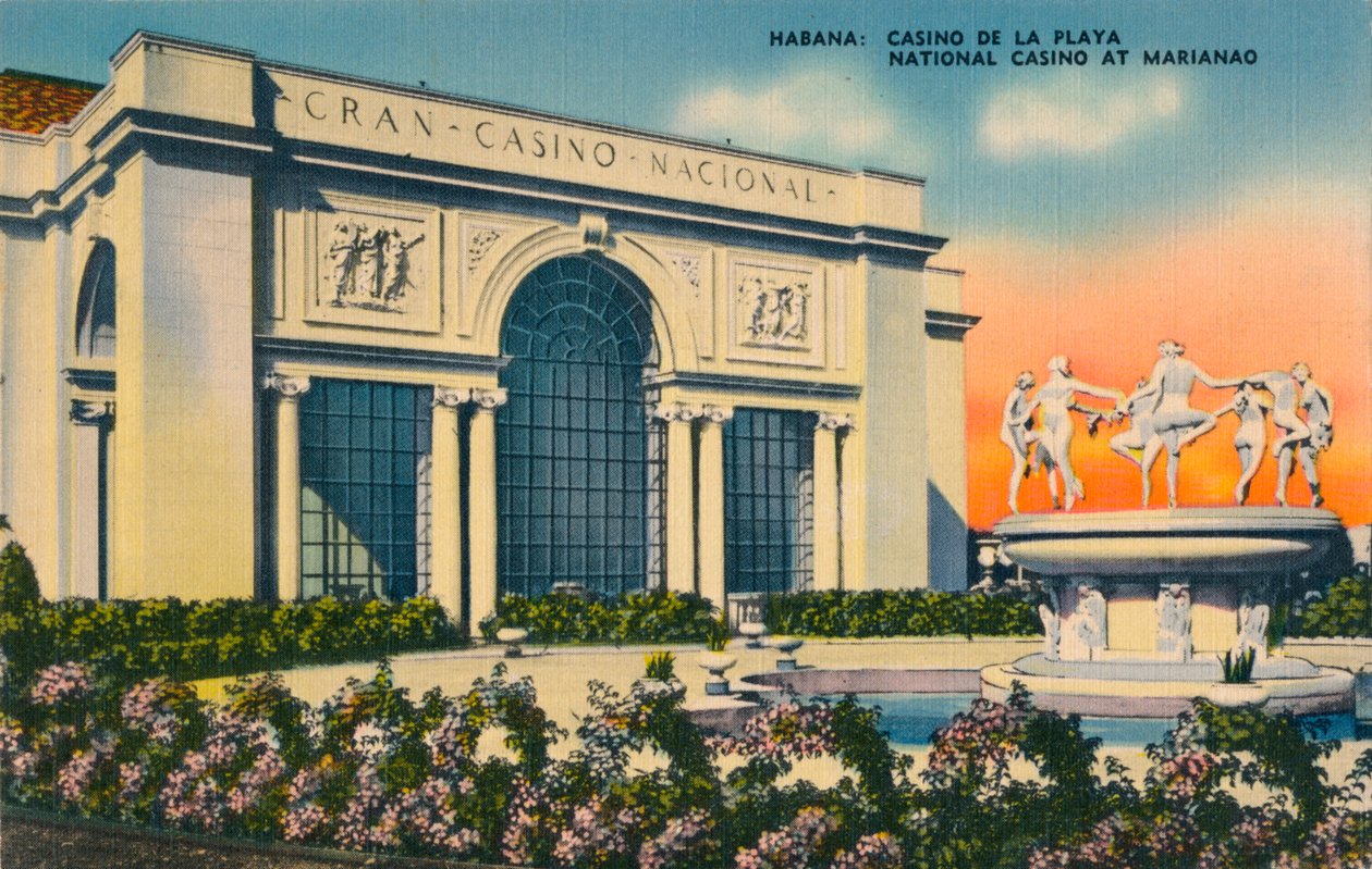 Havanna: Beach Casino. Marianao Nemzeti Kaszinó, 1910 alkotó: Unbekannt
