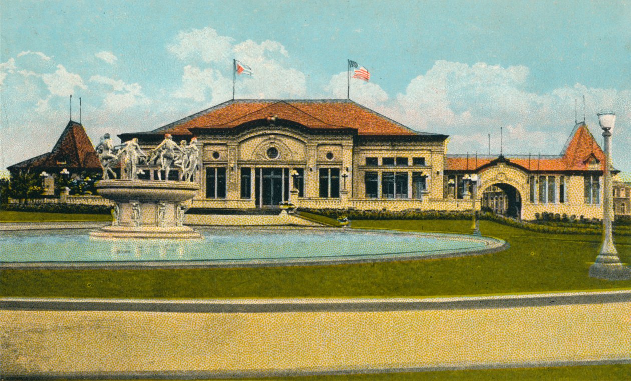 Havanna: Beach Casino. A Marianao Nemzeti Kaszinó, 1910 alkotó: Unbekannt