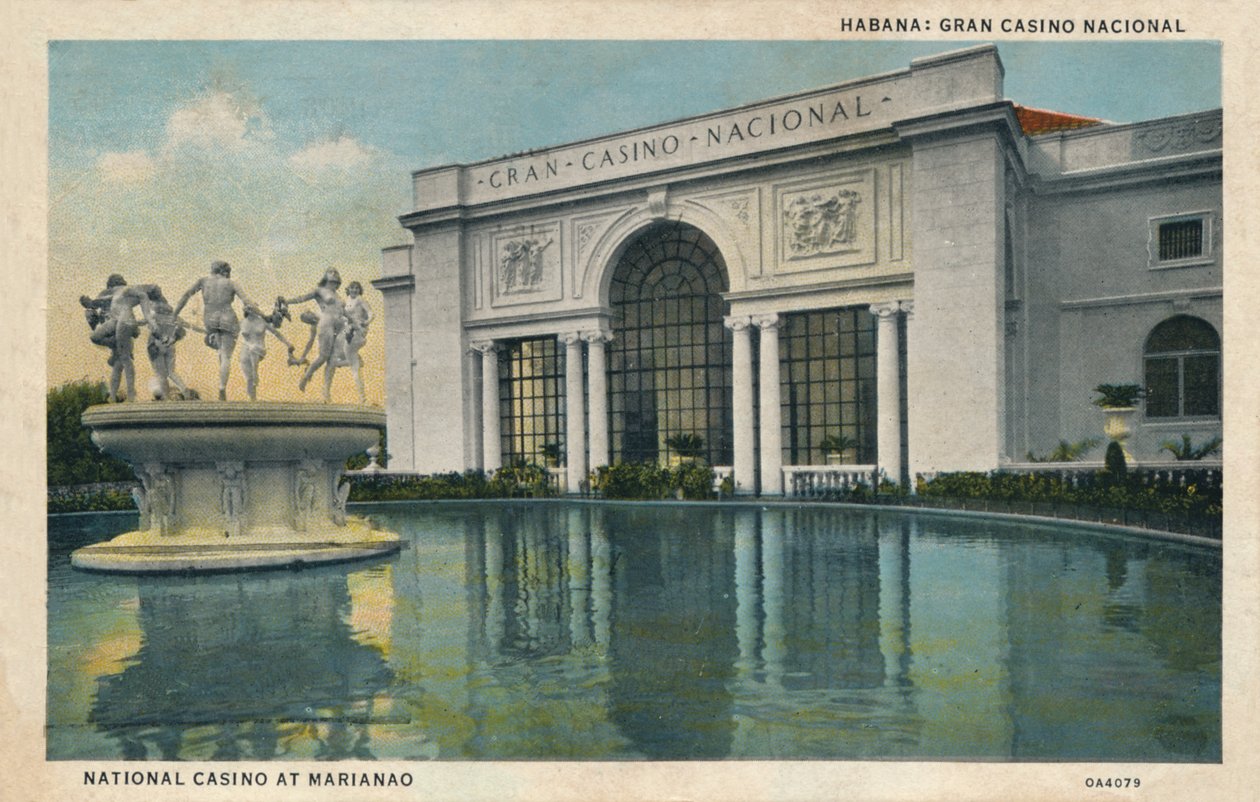 Havanna: Gran Casino Nacional. Marianao Nemzeti Kaszinó, 1935 alkotó: Unbekannt