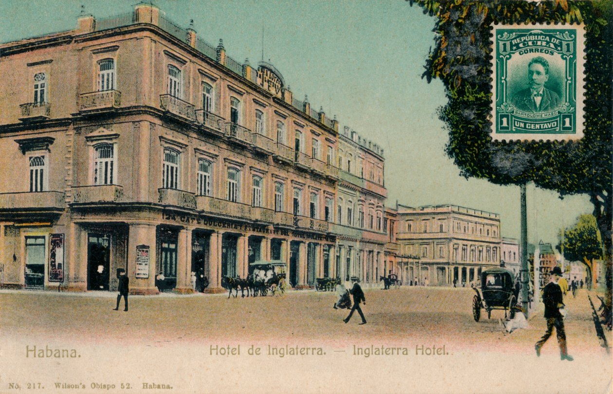 Havanna. Anglia szálloda. -England Hotel, Kuba, 1910-es évek alkotó: Unbekannt