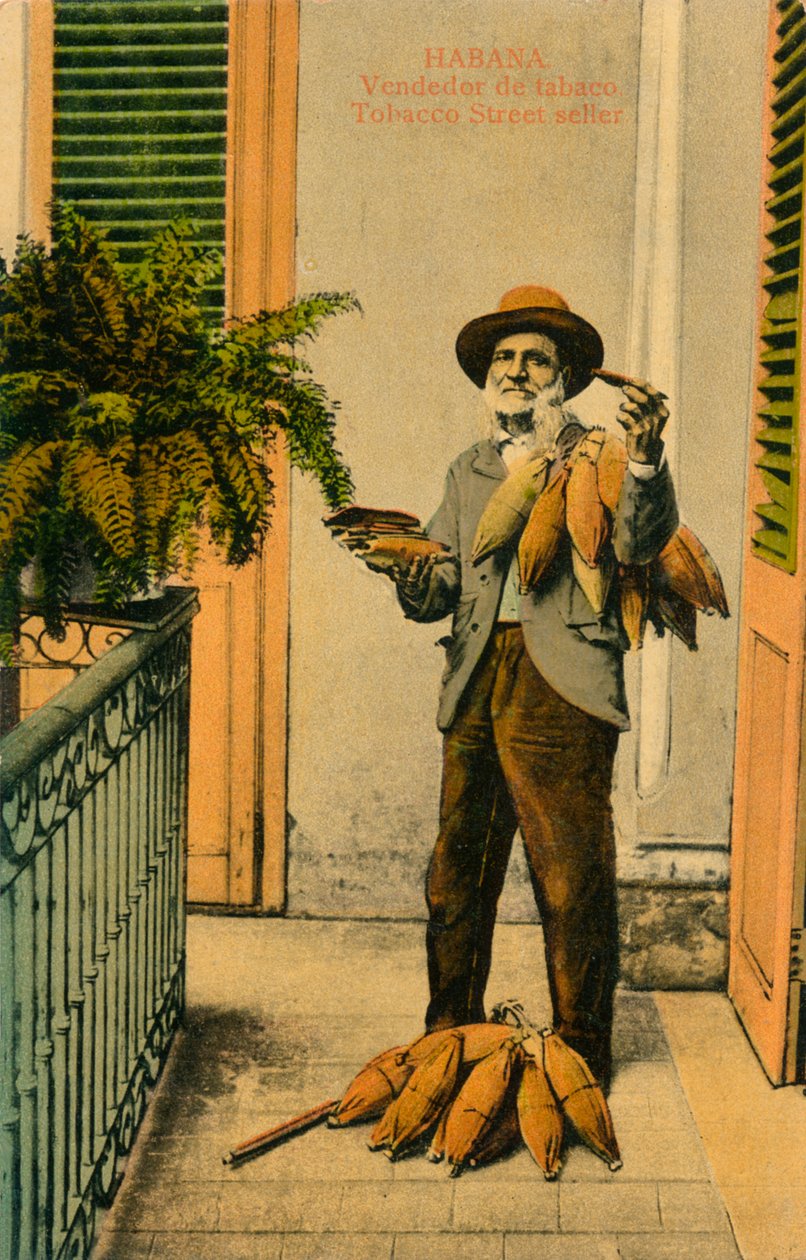Havanna. Cigaretta automata. Dohány utcai eladó, 1910-es évek alkotó: Unbekannt