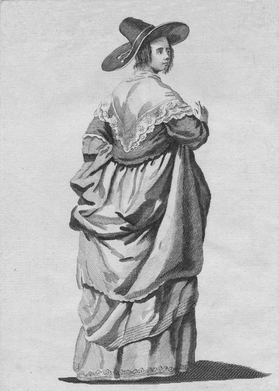 Egy londoni kereskedőfeleség szokása 1640-ben, 1776-ban alkotó: Unbekannt