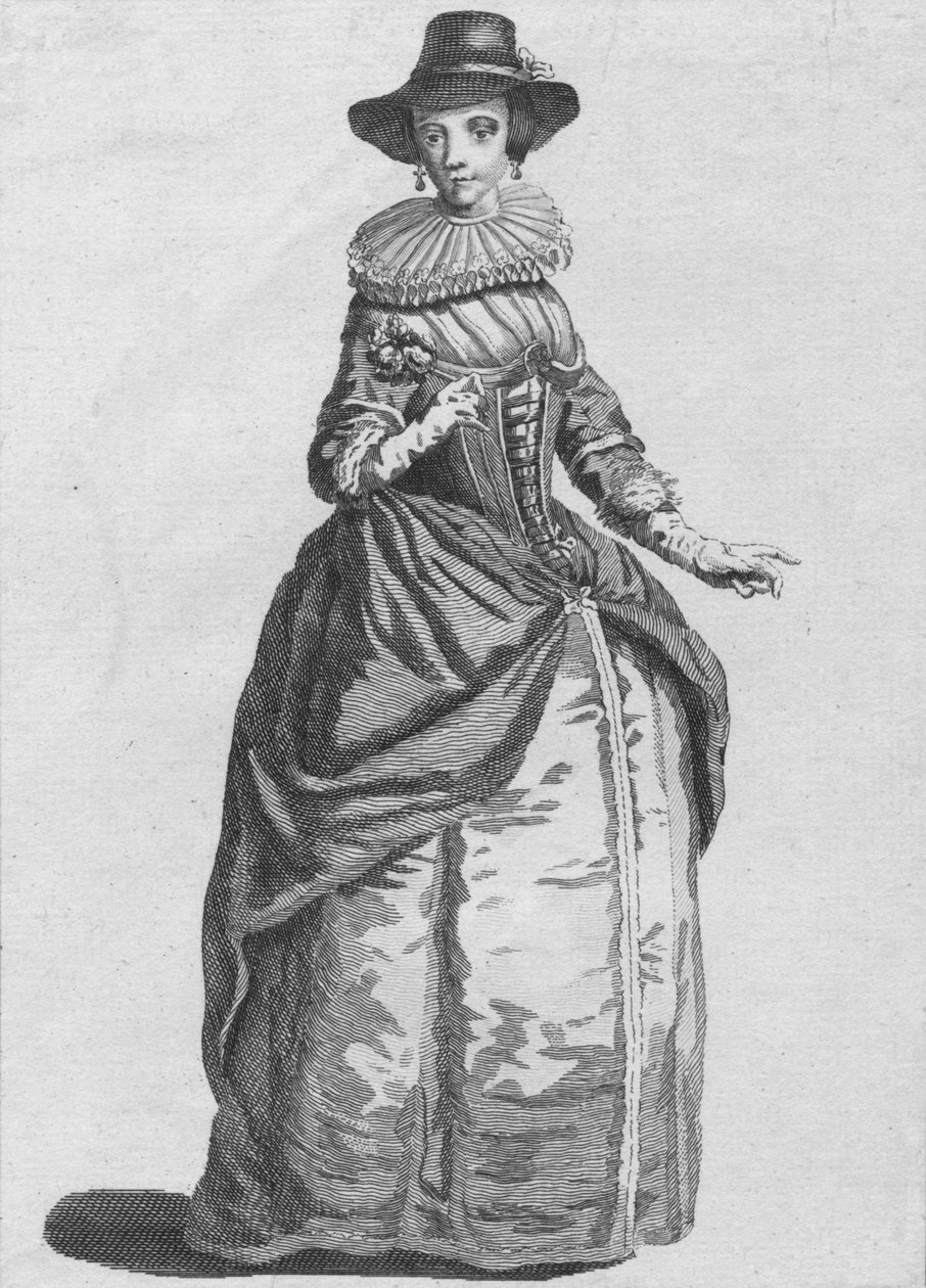 London polgármesternőjének szokása 1640-ben, 1776-ban alkotó: Unbekannt