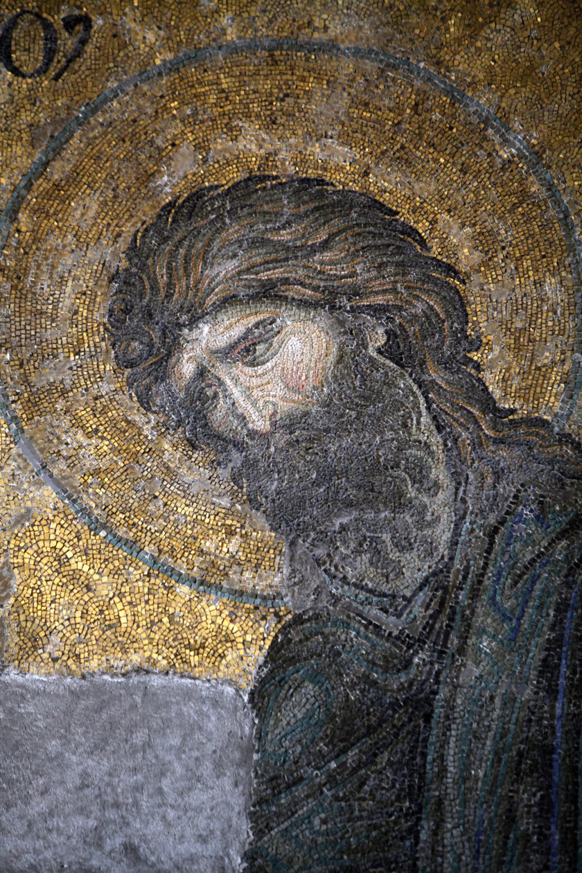Hagia Sophia Deesis mozaik - Keresztelő János Isztambul Törökország alkotó: Unbekannt