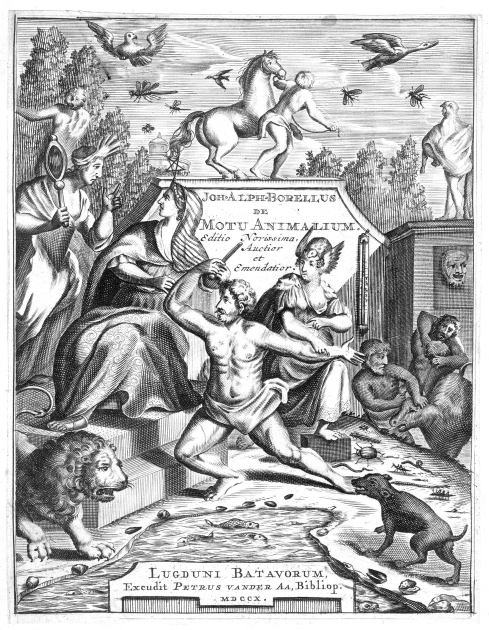 Giovanni Borelli De Motu Animalum félcíme, 1710 alkotó: Unbekannt