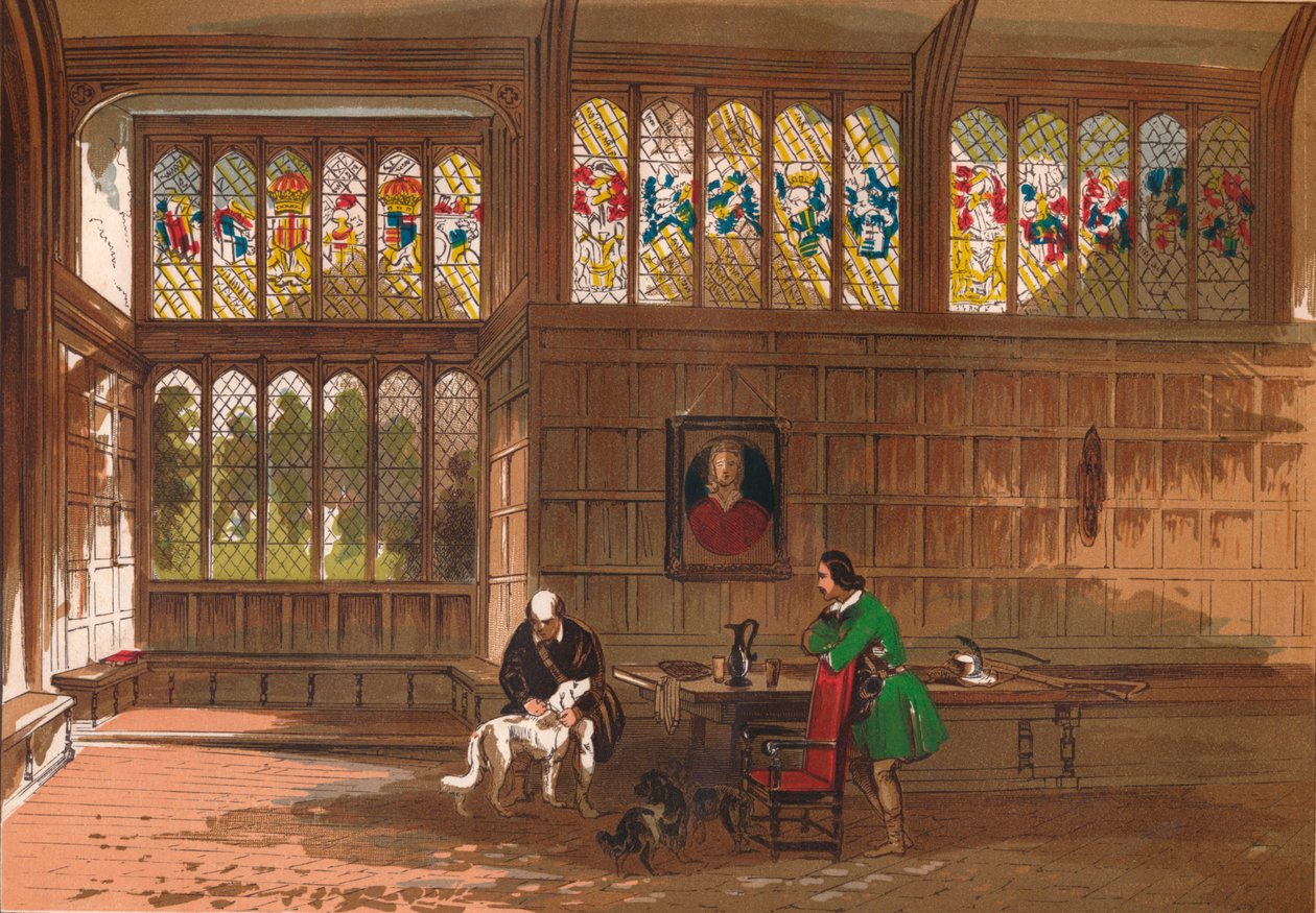 Hall at Ockwells, Berkshire, 1845 alkotó: Unbekannt