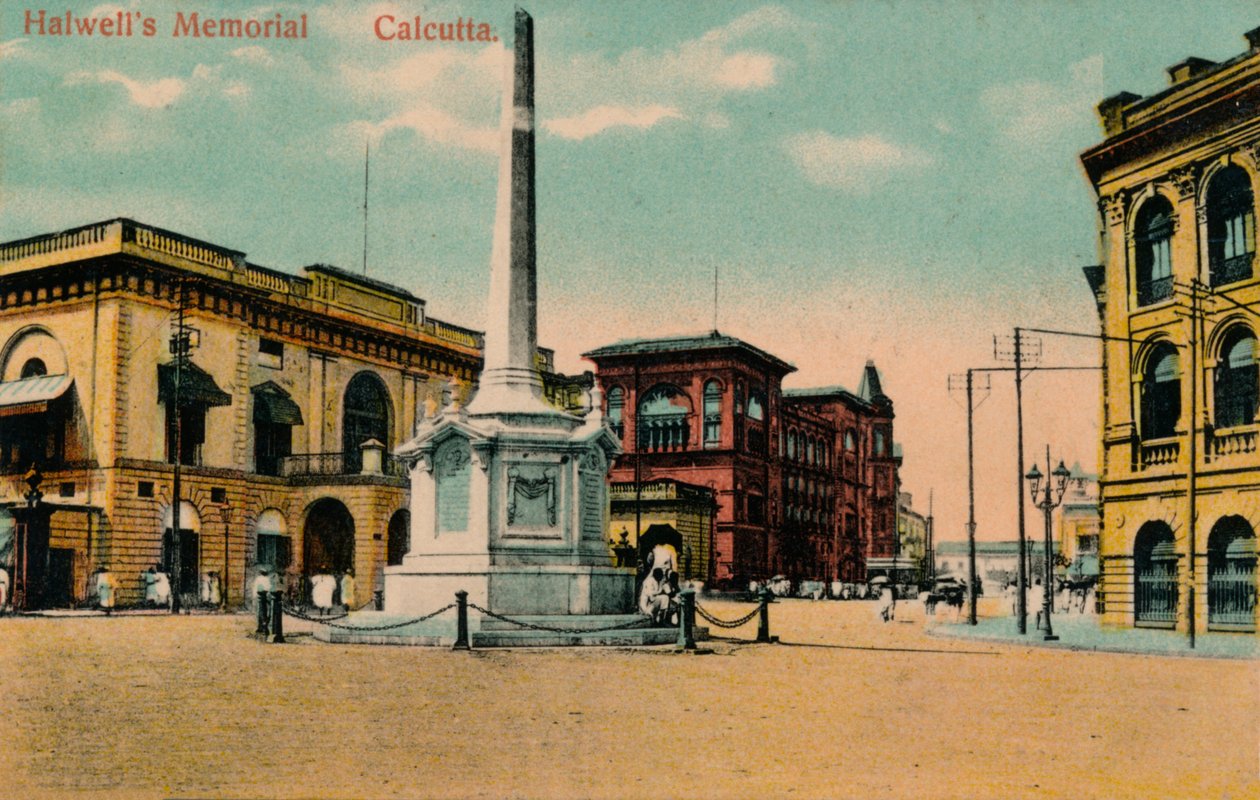 Halwells, más néven Holwells Memorial, Kalkutta, 1910 alkotó: Unbekannt