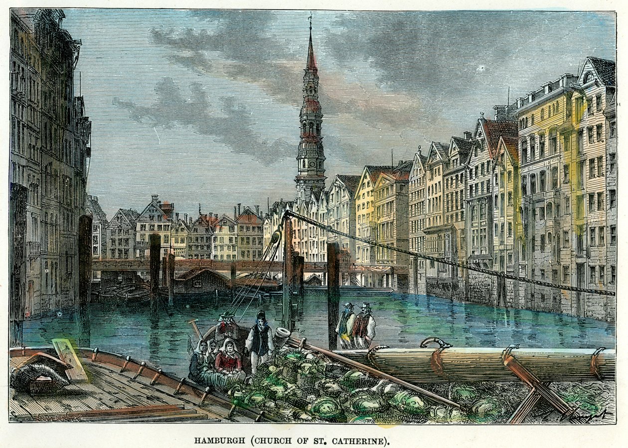 Hamburg, Németország, 1880 alkotó: Unbekannt