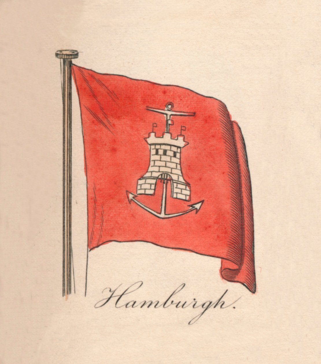 Hamburg, 1838 alkotó: Unbekannt