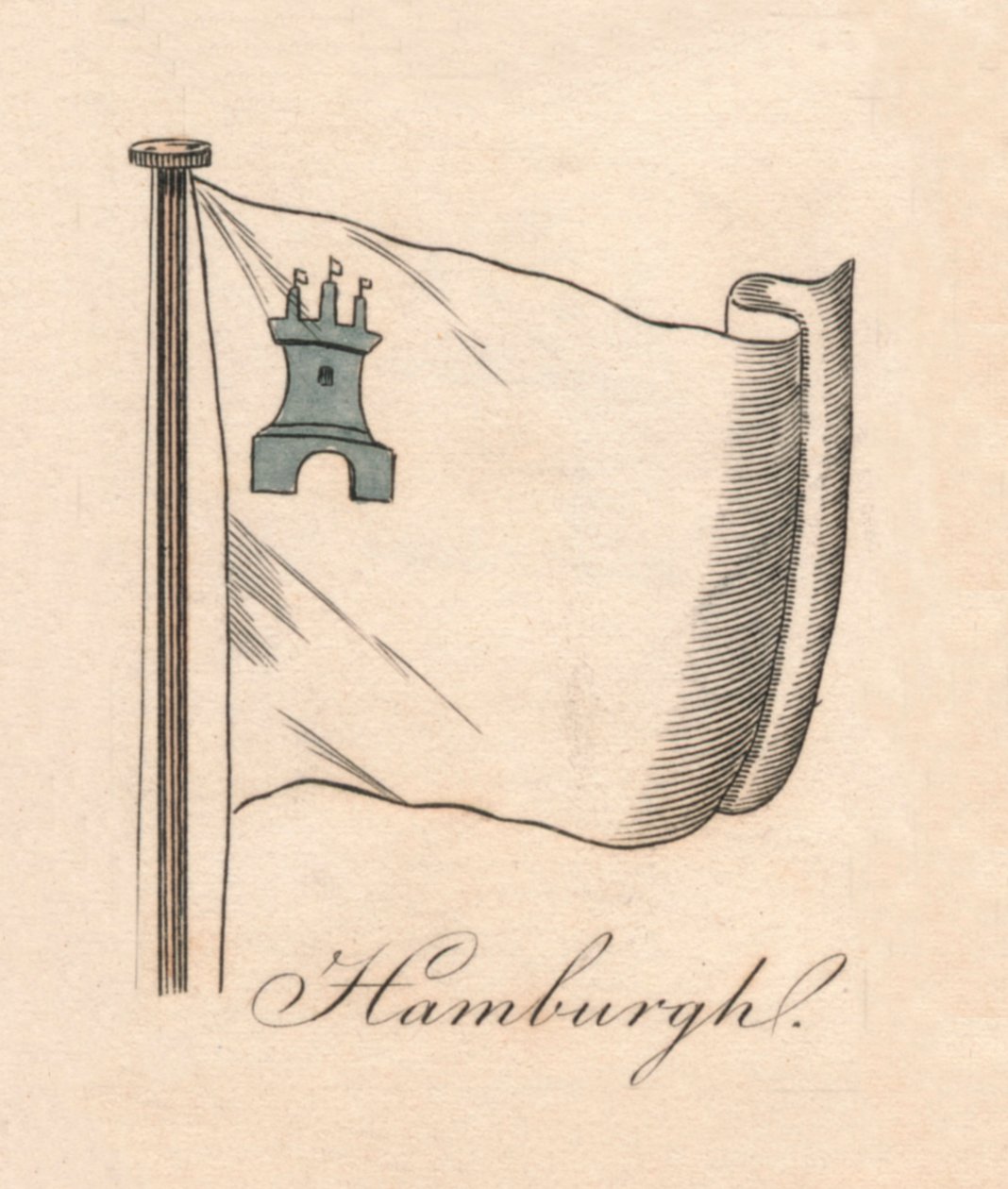 Hamburg, 1838 alkotó: Unbekannt