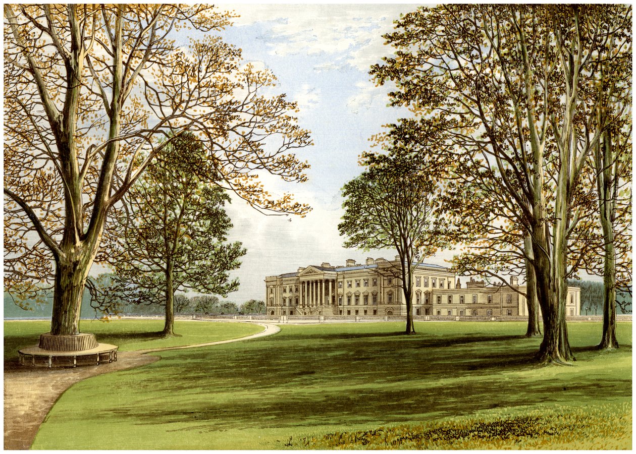 Hamilton palota, South Lanarkshire, Skócia, Hamilton herceg otthona, 1880 alkotó: Unbekannt