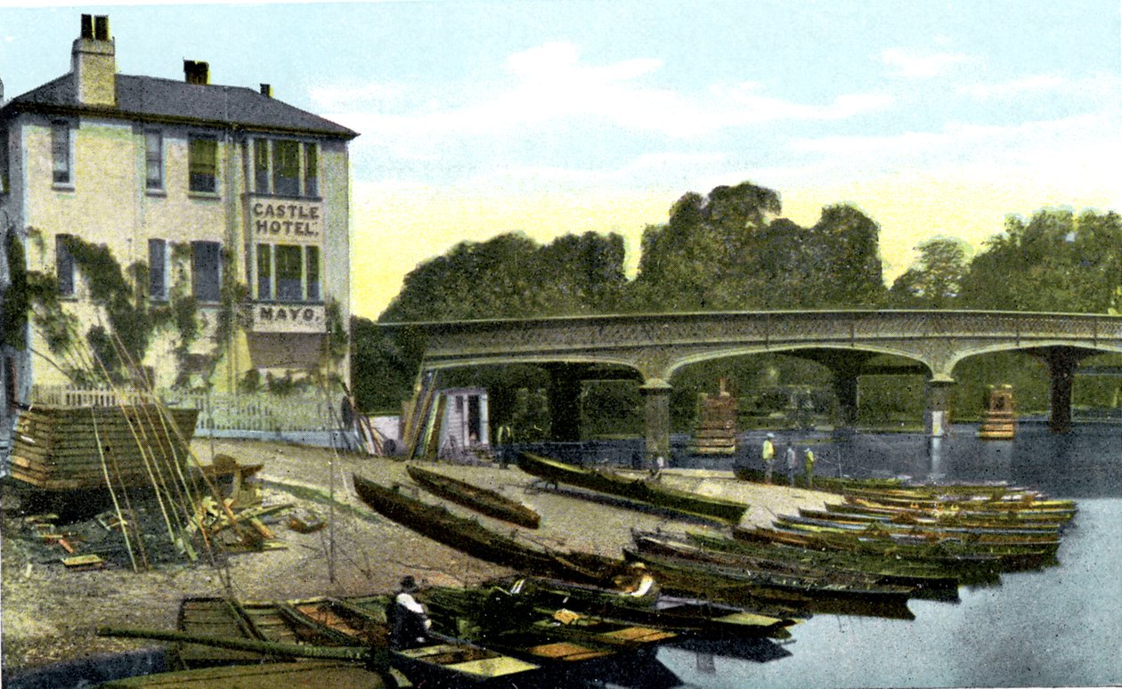 Hampton Court Bridge, London, XX. század alkotó: Unbekannt