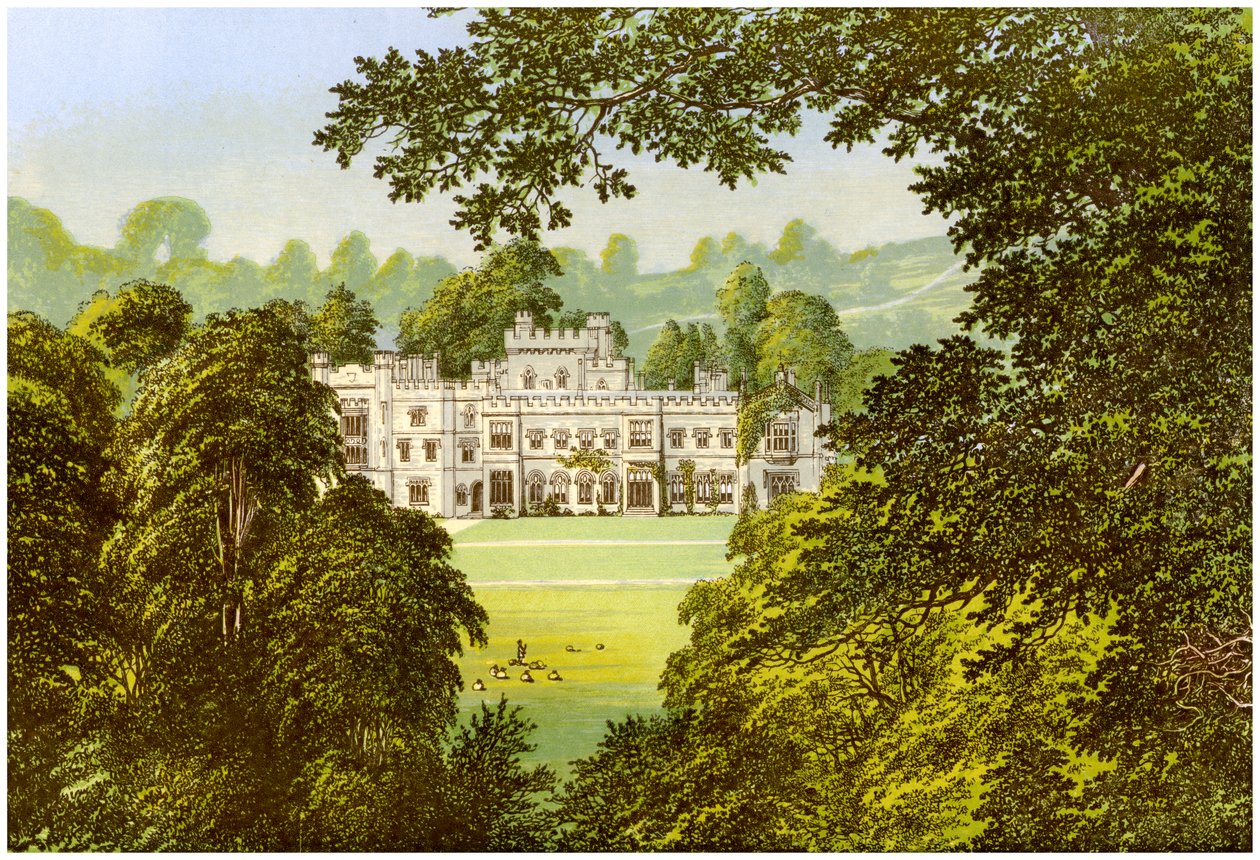 Hampton Court, Herefordshire, az Arkwright család otthona, 1880 alkotó: Unbekannt
