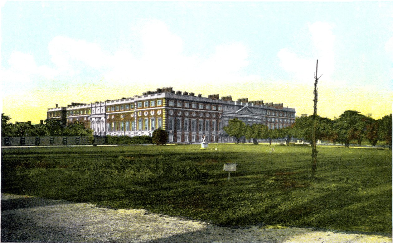 Hampton Court Palace, London, XX. század. alkotó: Unbekannt
