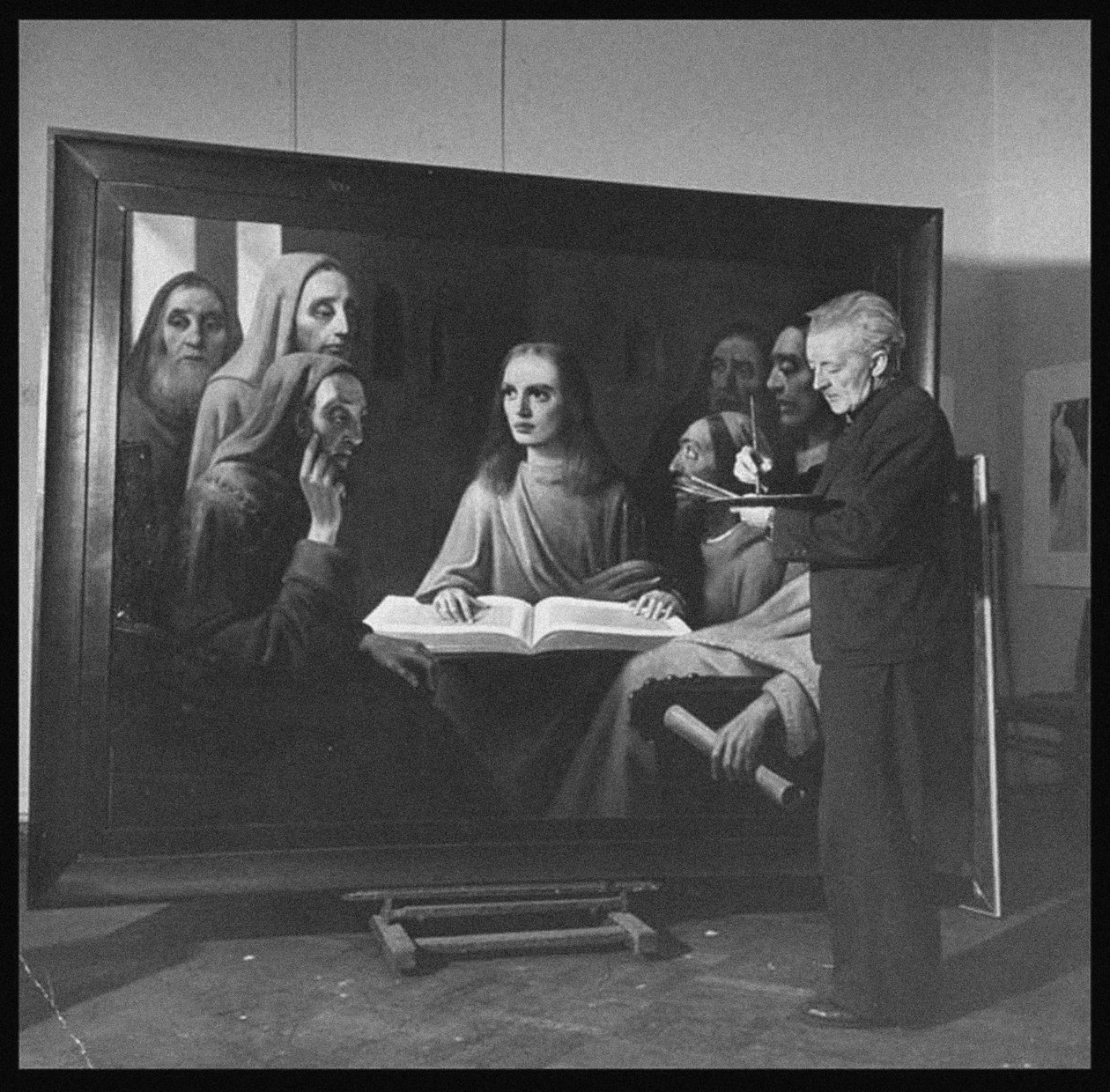 Han van Meegeren Jézus az orvosok között című festménye, 1945 alkotó: Unbekannt