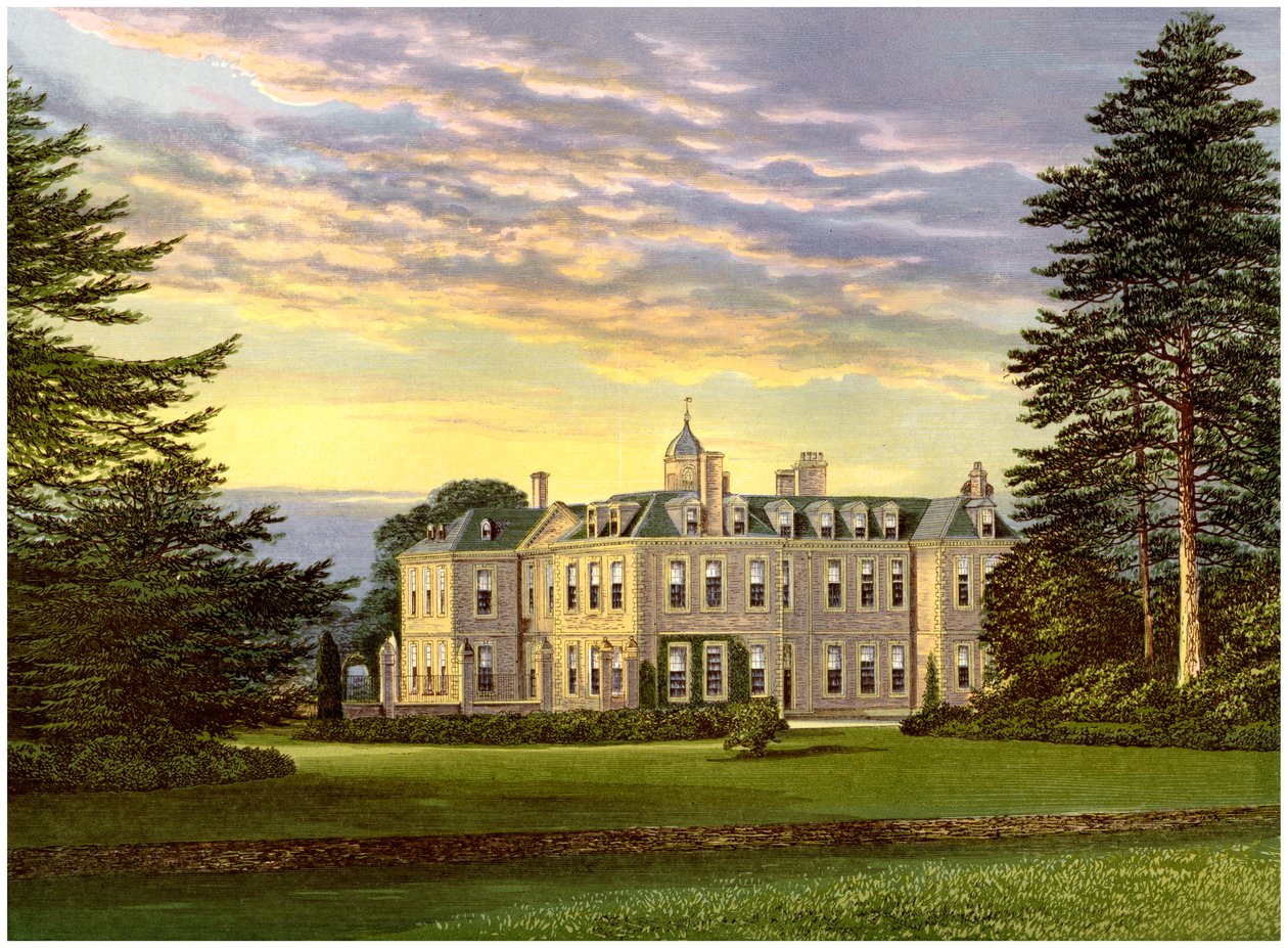 Hanbury Hall, Worcestershire, a Vernon család otthona, 1880 alkotó: Unbekannt
