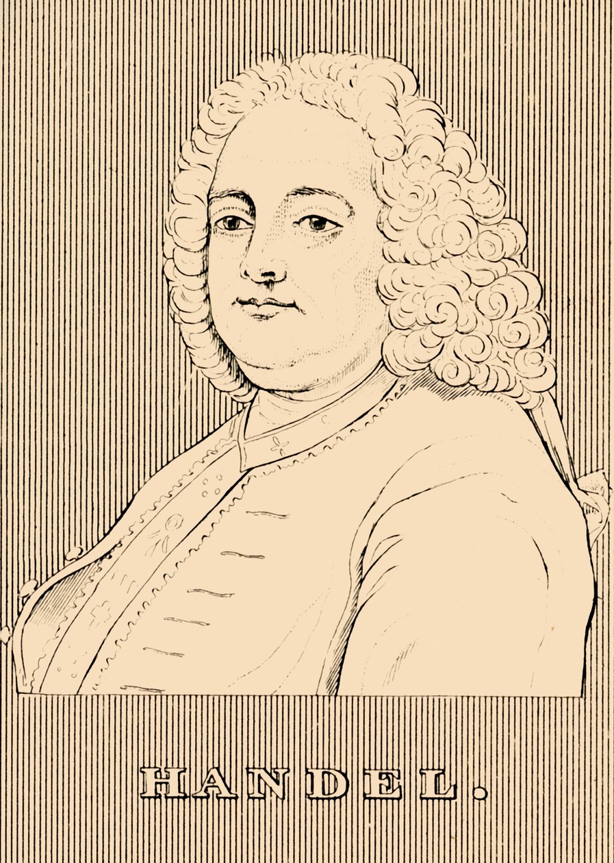 Händel, 1685-1759, 1830. alkotó: Unbekannt