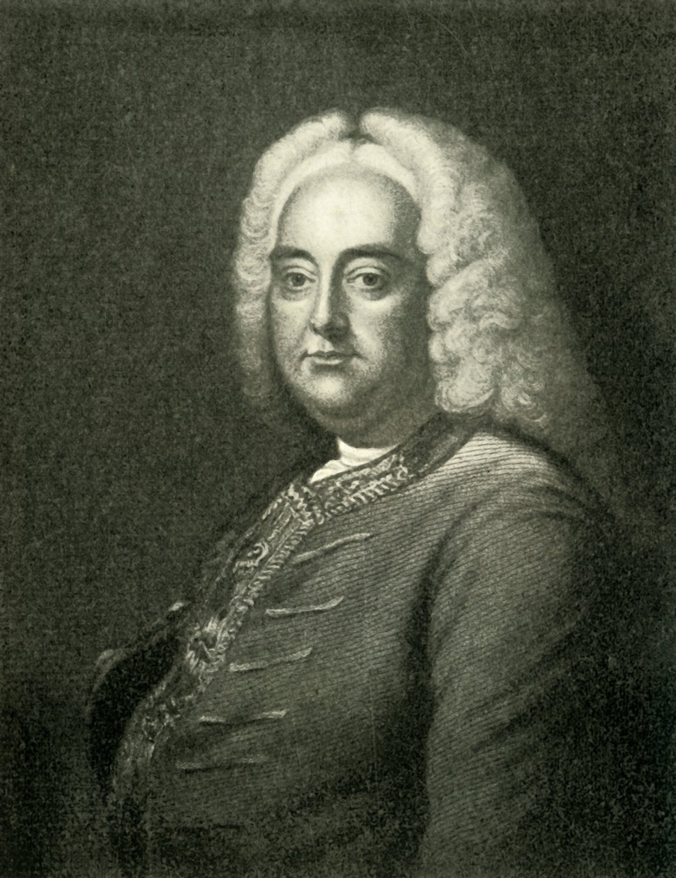 Händel, 18. század közepe, 1907. alkotó: Unbekannt