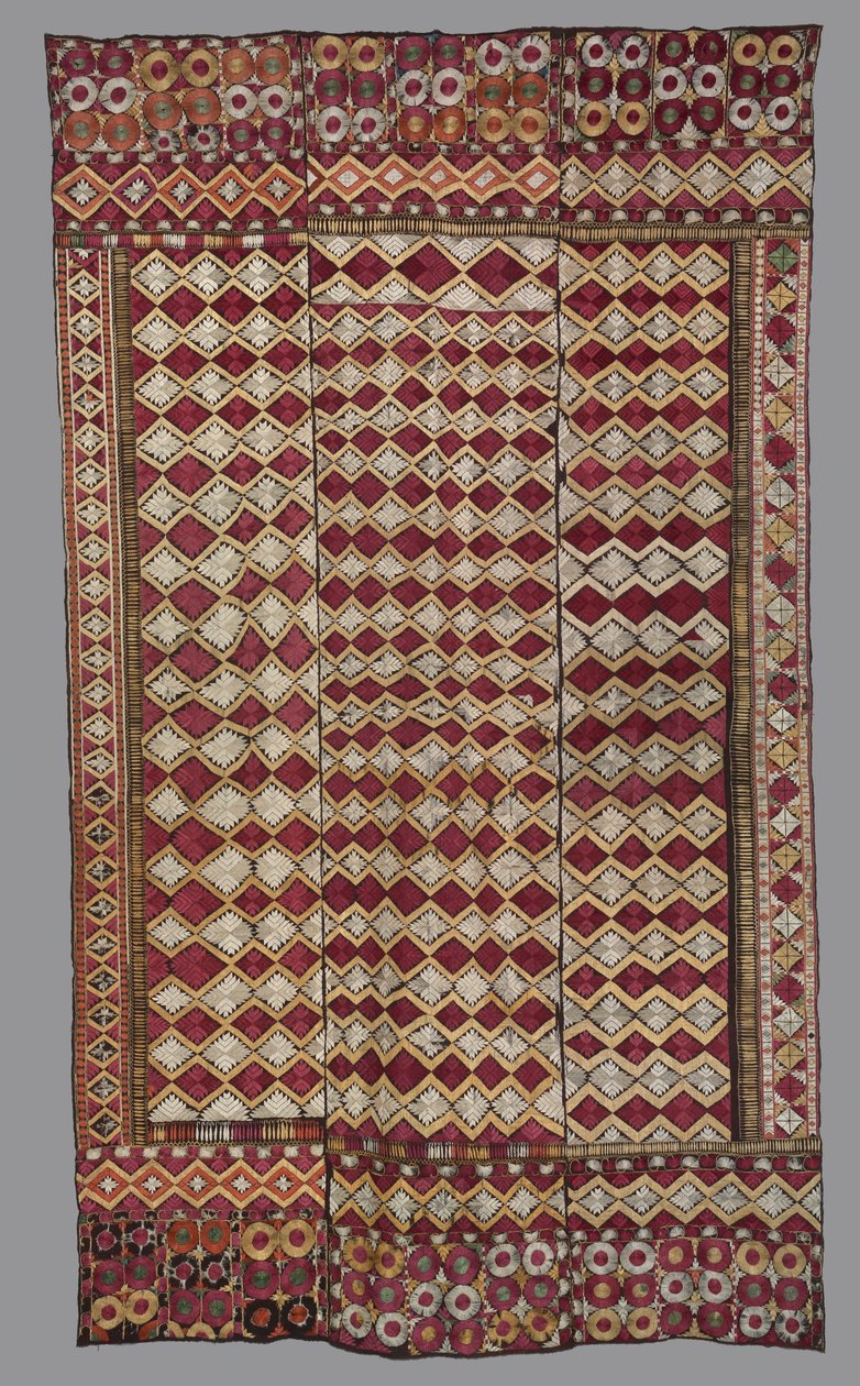 Függő Phulkari munka, c. 1875-1900. alkotó: Unbekannt