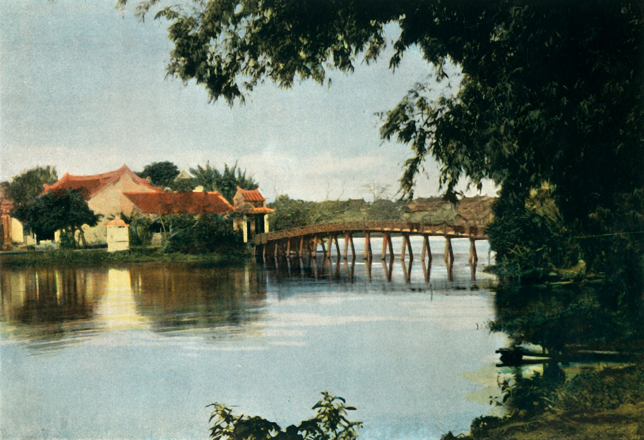 Ha Noi. A Kis-tó, Hanoi. A Kis-tó, 1900. alkotó: Unbekannt