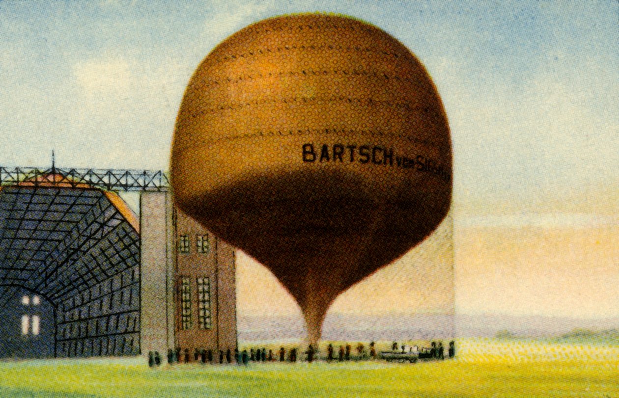 Hans Bartsch von Sigsfeld magasságkutató léggömbje, 1932. alkotó: Unbekannt