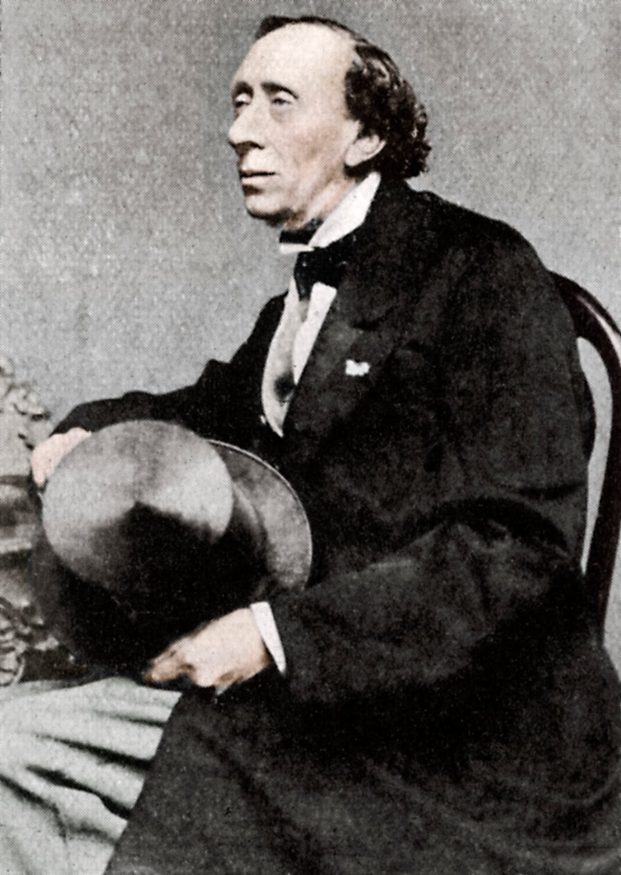 Hans Christian Andersen, dán író és költő, 19. század közepe alkotó: Unbekannt