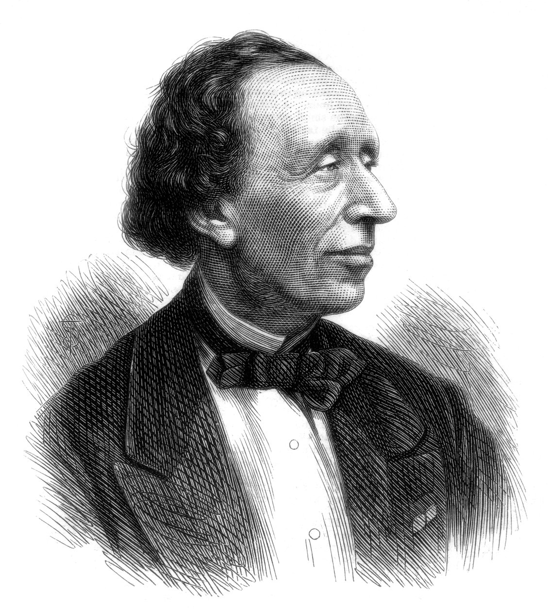 Hans Christian Andersen dán költő és meseíró, 1875 alkotó: Unbekannt
