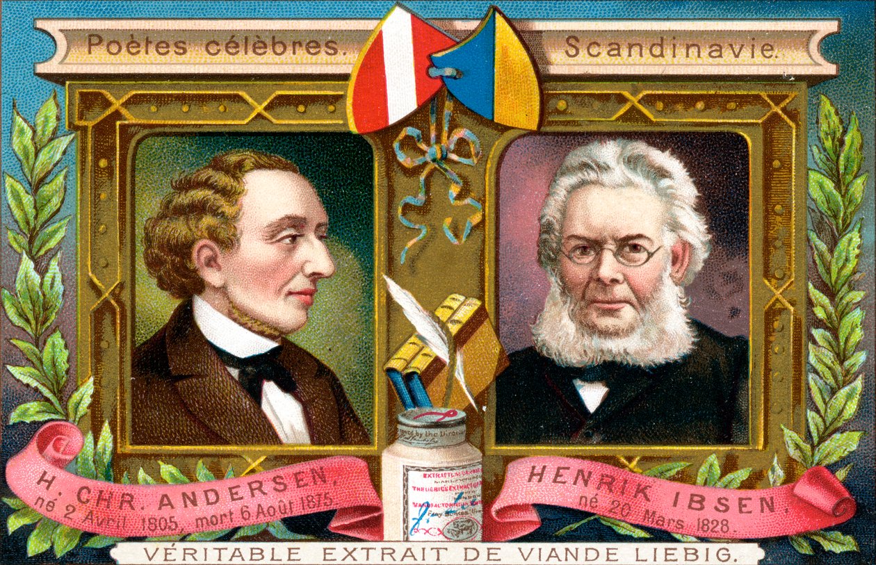 Hans Christian Anderson és Henrik Ibsen, 1900 alkotó: Unbekannt