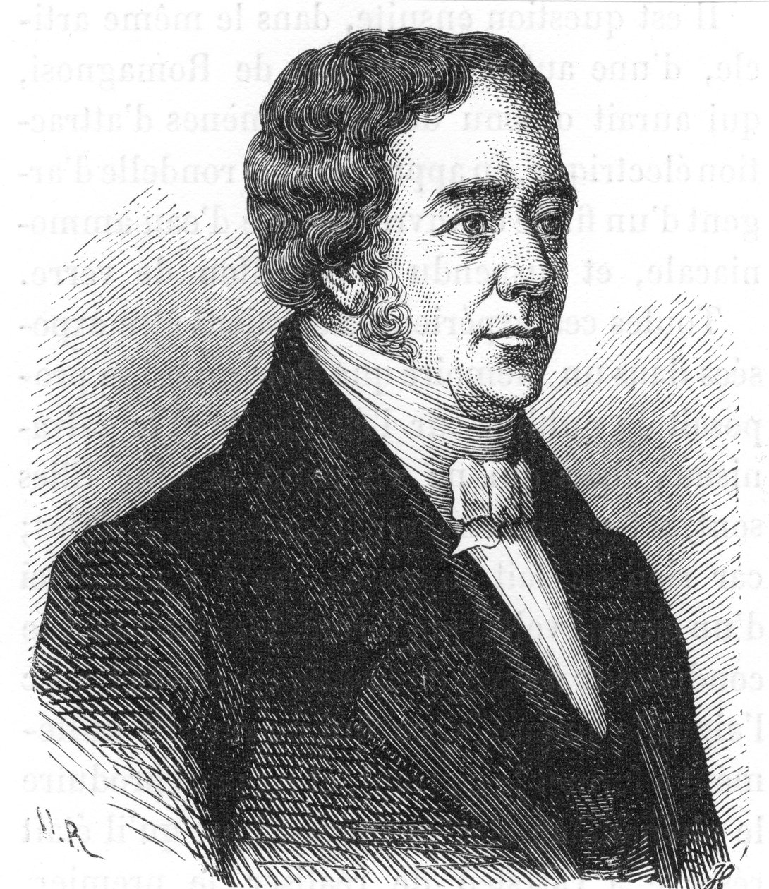 Hans Christian Oersted, dán fizikus, [c1870] alkotó: Unbekannt