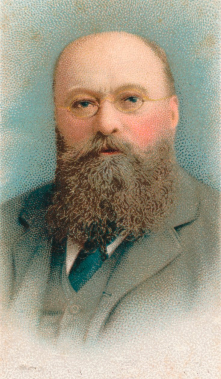 Hans Richter 1843-1916 osztrák magyar zenekari és operakarmester, 1911 alkotó: Unbekannt
